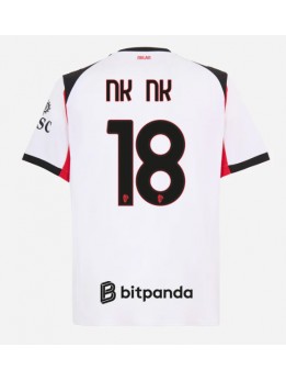 AC Milan Christopher Nkunku #18 Gostujuci Dres 2025-26 Kratak Rukavima